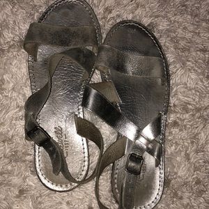 Madewell silver sandal